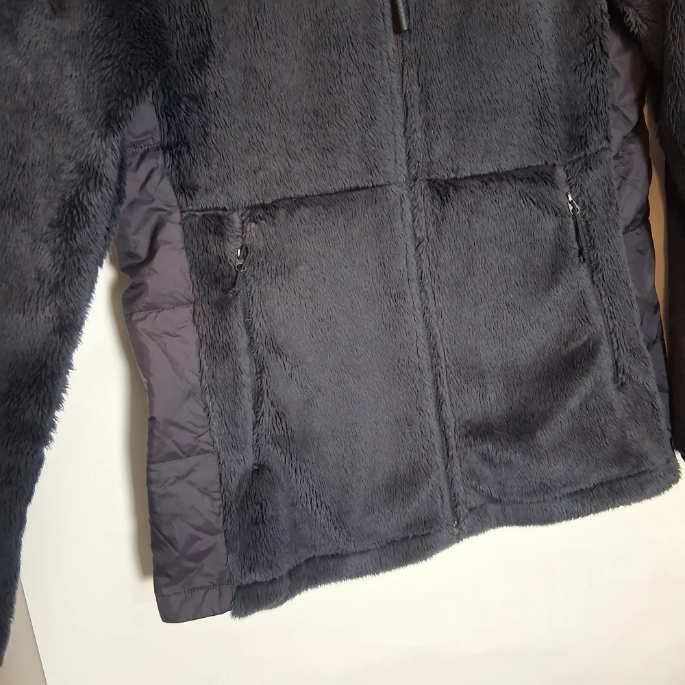 The North Face Fleece Jacket with Side Panels - Navy blue - Womens Size Large
